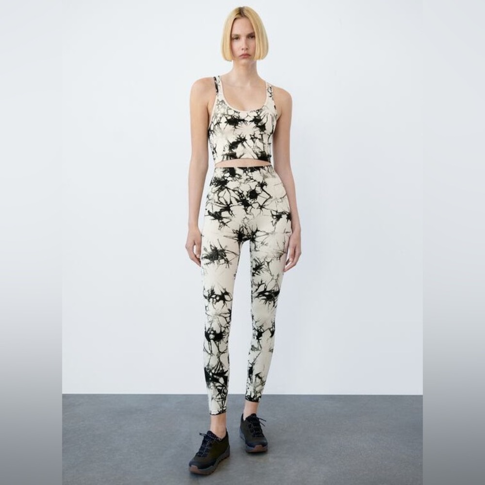 Zara Tie Dye Workout Set